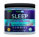 Lucid Dreams Deep Sleep - Mugwort Herb 5 htp Mucuna Pruriens Choline תוספי מזון - חניכיים סוכר חינם טבעוני 60