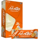 NuGo חלבונים Bar, Orange Smoothie, 11g חלבון, Gluten Free, 15 Count