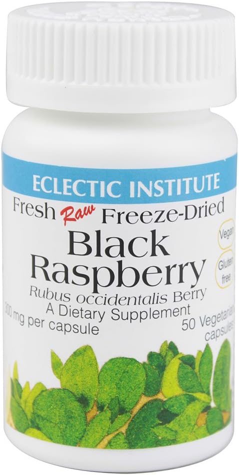 Eclectic Institute Black Raspberry - 300 מ"ג - 50 קפסולות צמחוניות