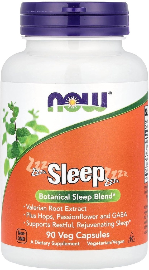 Now Foods Sleep, 90 קפסולות צמחוניות
