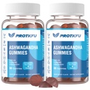 2 Pack Ashwagandha Gummies & ויטמין D3 Gummies אורגני Aswangdha תוספת לשיפור שינה, לחץ הקלה ו Mood Calm (Non-GMO, Gluten-Free & Sugar Free)