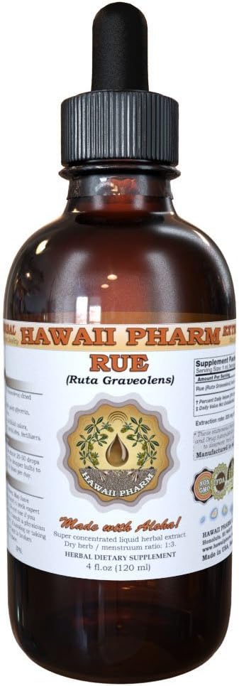 הוואיPharm רחוב (Ruta Graveolens) תמצית נוזלית, Tincture, תוסף צמחי, המיוצר בארה"ב, 2 fl.oz