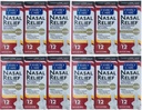 (12 Pack) Nasal Relief Spray, 12 Hour Pump Mist (Oxymetazoline HCL) 0.5 fl oz