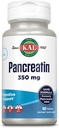 KAL Pancreatin 350 מ"ג, Enzymes for Women and Men, Pancreatic Enzymes for Digestive Health Support, Gluten Free, Non-GMO, Rapid Disintegration, 60-Day Promise, 100 משרתים, 100 טבליות