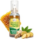 BeeLife Propolis גרון Spray - Soothing Honey & ג'ינג'ר פרפוליס - תמיכה טבעית Immune & Sore גרון הקלה, Antioxidants, Rich in Flavonoids & Artepillin C, No Sugar, Gluten-Free - 1-Pack, 30 מ"ל, 30 מ"ל