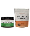 Live Conscious Beyond Greens & Collagen Peptides Peachנגו