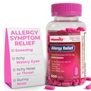 Time Allergy הקלה Diphenhydramine HCl 25 מ"ג - 650 Caplets - בהשוואה Benadryl Allergy Ultratab - Antihistamine - Allergy תרופות - Runny Nose הקלה למבוגרים - טיפול עיניים במים