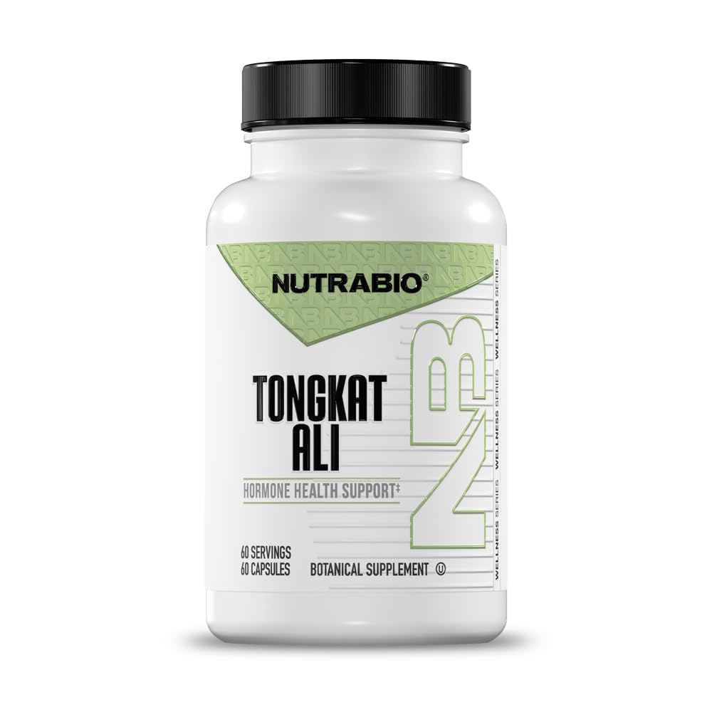 NutraBio Tongkat Ali Longjack 100 תוסף - תמיכה טבעית עבור מסת שריר, כוח, ביצועים- Longjackטונגkat עלי עבור גברים- 200 מ"ג לקפסולה, 60 משרתים