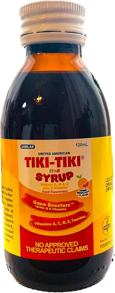 Tiki-Tiki Star Plus Syrup 120 מ"ל