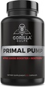 גורילה גולפס - Primal Pump Nitric Oxide תוסף Nootropic 1500 מ"ג Nitrosigine L Arginine & Beet Root for growth, Pumps, Blood Flow, Energy & Focus - Max Power Preout N.O. Booster Booster Root for growth growth growth growth growth growth
