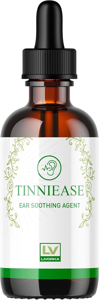 LIVORKA Tinniease טיפות, Tinniease טיפות עבור תמיכה שמיעה, Tinni Ease טיפות, Tinniease אוזניים טיפות, 1 בקבוק עבור 30 ימים