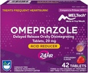 Rite Aid Omeprazole נדחה Orally Disintegrating Tablets, Strawberry Flavor, 20 מ"ג - 42 Count, Acid hydror and Heartburn Relief
