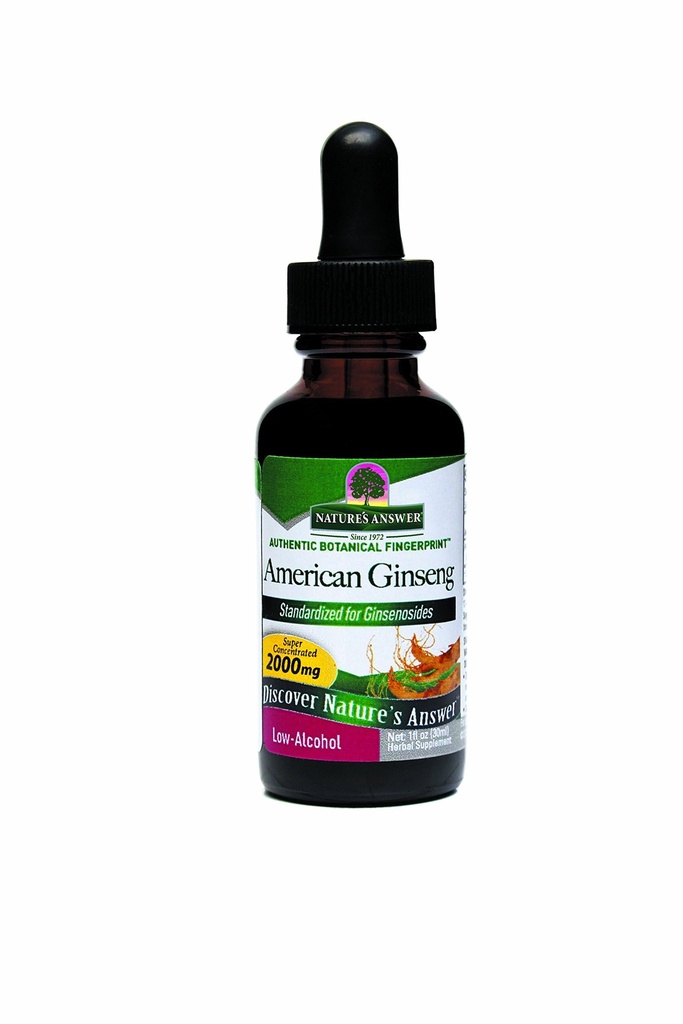 Green’s answer American Gingseng Root תוסף עם אלכוהול אורגני, 1-Fluid Ounce