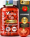תוספי Lycopene עבור גברים - ארה"ב עשתה תוספי Prostate עבור גברים עם פלט עגבניות טבעי - תוספת non-GMO Lycopene עבור Prostate, Skin & Antioxidant תמיכה - 120 הרוזן