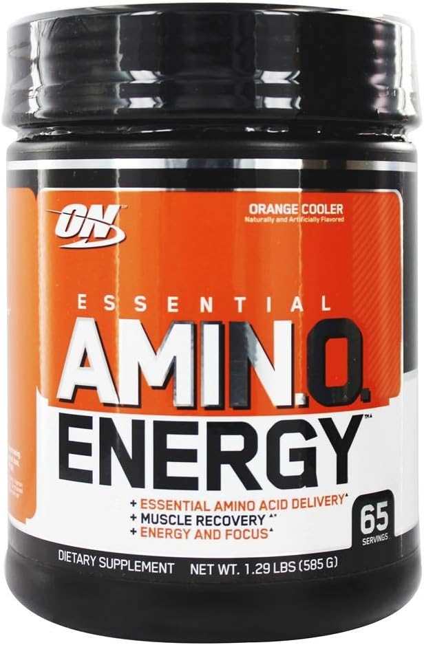 Optm Nutrition Essential AmiN.O. EnergyTM Orange Cooler - 65 משרתים