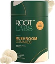 Mushroom Gummies | No added Sugar | Lions Mane, Reishi, Cordyceps | Natural Mushroom Band | Non-GMO | Plant- Based | 300 מ"ג | 60 מ"ג