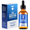 שמן צמחי בר - 2X ריכוז שמן biotin Beard עבור גברים (2 oz) - Natural Mens Beard שמן עם Argan נפט, Jo Joba שמן ווויטמין, Beard Growth Softener, Moisturizer (Sandalwood)