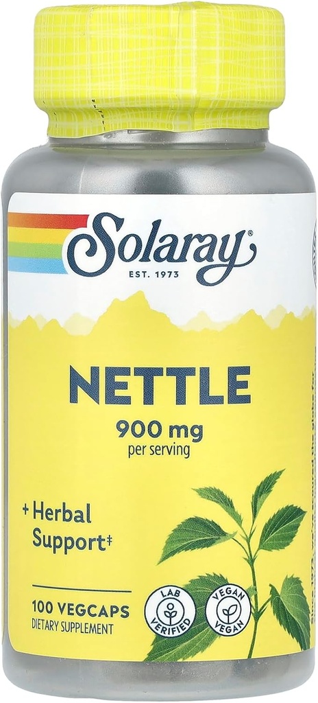 SOLAרי Nettle, 100 VegCaps (450 מ"ג לקפסולה)
