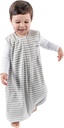 Woolino 4 עונות Baby Sleep Bag with Feet, Merino Wool ו-Orocal Cotton ווקר Sleep Bag Sack, טוילר שינה Bag, 18-36m, Gray