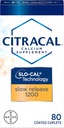 Citracal Calcium + D Slow Release 1200 טבליות 80 טבליות (Pack of 4)