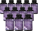 הורמון איזון & Menopause | הקלה מ Mood Swings, Hot Flashes, Night Sweats & Irritability - Isoflavones, Black Cohosh, Raspberry, ולריאן, סייג', Red Clover, Lemon Balm - 60 Count (12)