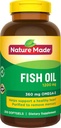 Nature Made Fish Oil 1200 Mg (360 Mg אומגה 3) 200 Softgels נוזלי