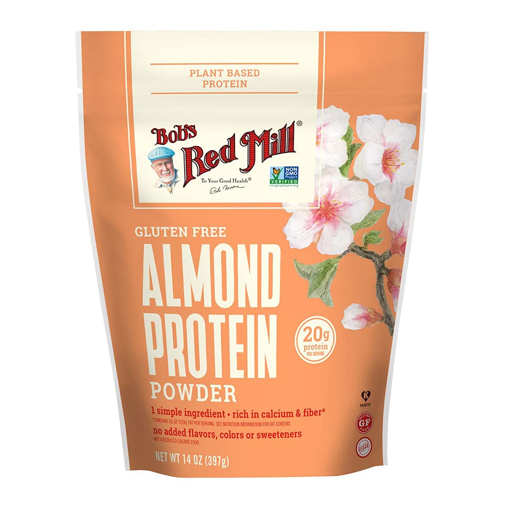 Bob's Red Mill Gluten Free Almond אבקת חלבון 14 oz (Pack of 1)