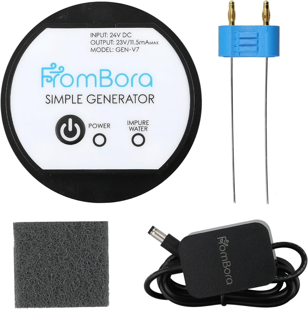 Colloidal Silver Generator Kit - 99.99% (Ag) רודס, TDS Meter Colloidal Silver Machine, Impure Water Index, Water Ionizer Machine for Home, Travel Bag, Basic