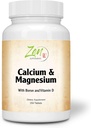 תוספי זן - Hi Potency Calcium & Magnesium with D3 & Boron for Enhanced Absorption, תומך בריאות העצם ועצמות 250-Tabsity 250