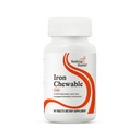 מחפש בריאות ברזל Chewable - מינרלים תוספת לתמיכה במטבוליזם בריא - תוספת איידס תפקוד השרירים אצל גברים ונשים - תוספת תמיכה אנרגיה - 10 מ"ג, 60 טבליות
