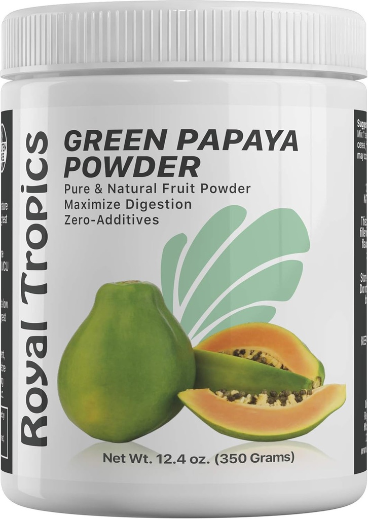 בסביבה הקרובה של Royal Tropics Green Papaya Enzymes for Digestive Support