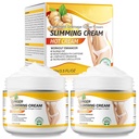 2PCS VOGSIG ג'ינג'ר סלימינג קרם - Anti Cellulite, Fat Burning, Tighting & Moisturizing, 1oz כל אחד