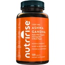 מזון אורגני Ashwagandha שורש קפסולות עם Black Pepper, 1300 מ"ג, מתח טבעי ו Mood, Thyroid, ו Immune תמיכה תוספת, קלייריות, פוקוס ואנרגיה, Gluten Free, Count 120
