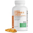 Bronson ויטמין B Complex (Vitamin B1, B2, B3, B6, B9 - Folic Acid, B12, 250 טבליות