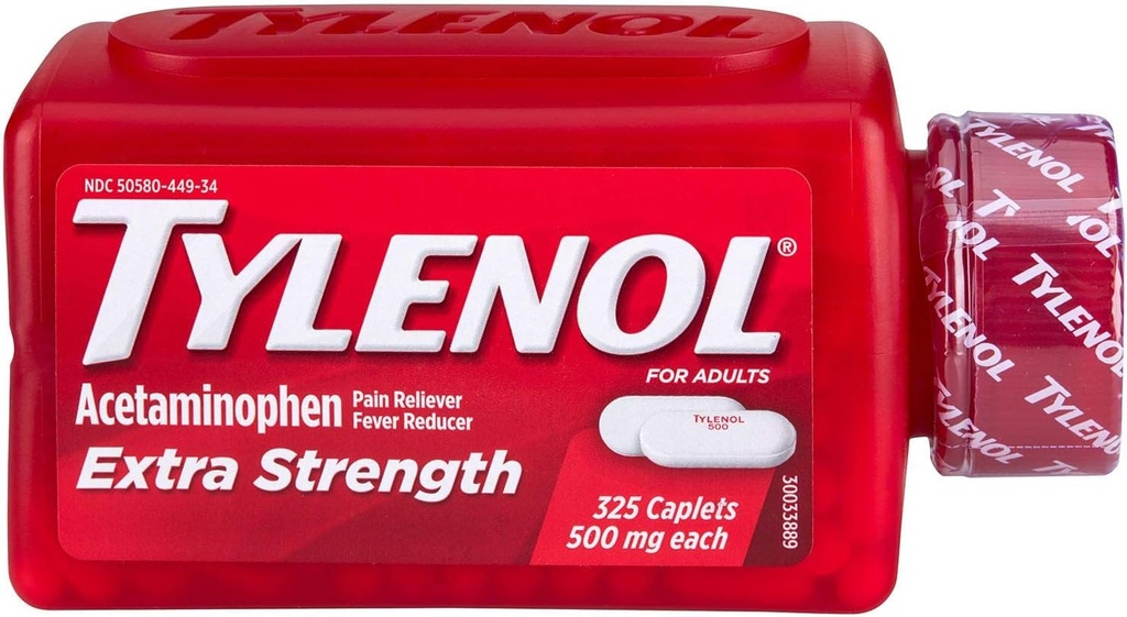 Tylenol תוספת כוח Acetaminophen 500 Mg (325ct)