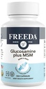 חינםDA Glucosamine MSM - תוסף גמישות משותף וניידות - Vegetarian Glucosamine ללא דגים - תמיכה פונקציונליות משותפת - צד שלישי נבדק - (100 קפסולות)