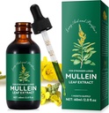 Mallein Leaf Extracts for Lungs, Natural ניקוי, Mullein Leaf נוזל לחלץ תוספת, בסגנון חיים בריא צמחוני, 2 FL OZ