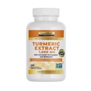 המעבדה Turmeric Curcumin C3 מורכב 1000 מ"ג - תמצית Turmeric 1000mg & BioPerine 5 מ"ג סטנדרטי עד 95%, מקדם Cardiovascular, Immune, Joint, Skin Health - 120 קפסולות (60 יום אספקה)