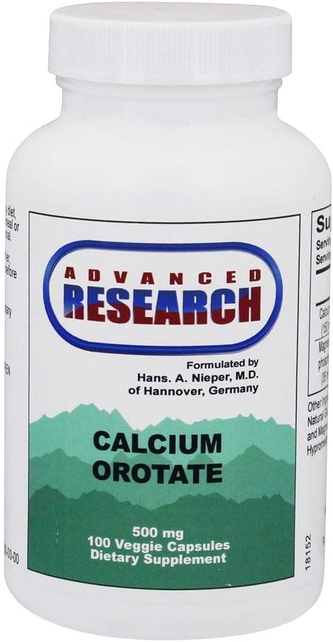 ד"ר הנס Nieper Calcium Orotate קפסולות, 100 Count