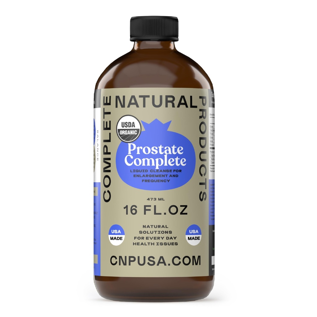 מוצרים טבעיים שלמים Prostate Complete - 16oz Glass
