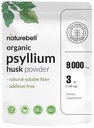 NatureBell Psyllium Huskfi תוסף, 9,000 מ"ג Per Serve, 3lb (48oz) אבקת אבקה; אורגני Soluble סיבים עבור בריאות Digestive & Gut | Plant-based, Unflaved, non-GMO, Gluten-FreeFree