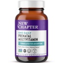 New Chapter Prenatal ויטמינים, One Daily Prenatal Multivitamin with Methylfolate + Choline for Healthy Mom & Baby, Gluten Free & Non-GMO, 30 Count