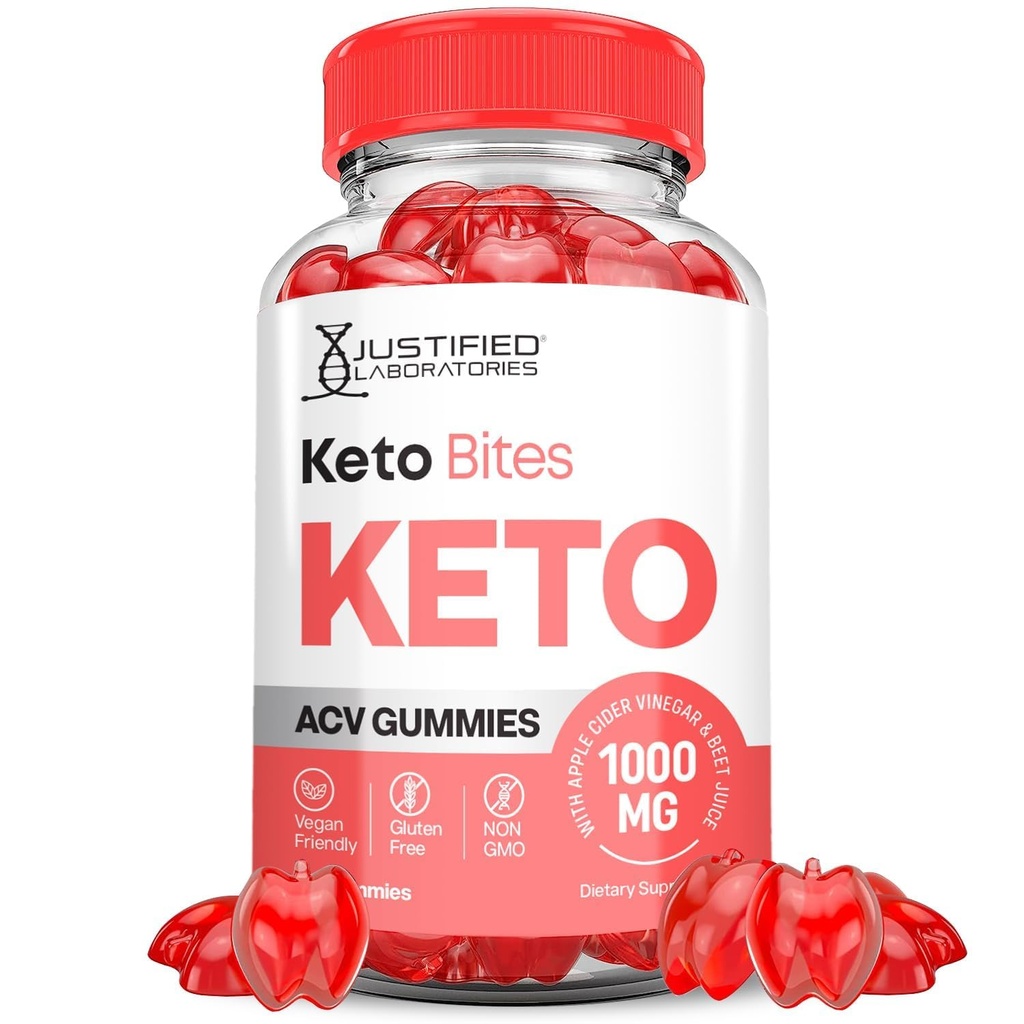 Justified Laboratories Keto Bites Keto ACV חניכיים מתקדמות פורמולה 1000MG Keto Bites Keto חניכיים Apple Cider Vinegar פורמולה עם אבקת מיץ Pomegranate B12 טבעוני non GMO 60mys