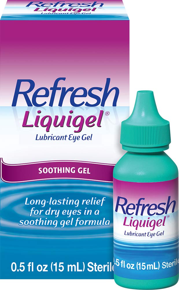 מרעננים Liquigel Lubricant Eye Gel טיפות, 0.5 Fl Oz Sterile
