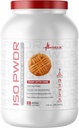 תזונה מטבולית Whey חלבון Isolate ISO PWDR Peanut Butter Cookie, 3.04lb, 23 משרתים, 26g חלבונים, Fast Digest, Zero Carbs, Delicious Flavor, Very Low Carbs & Fat, Zero Lactose