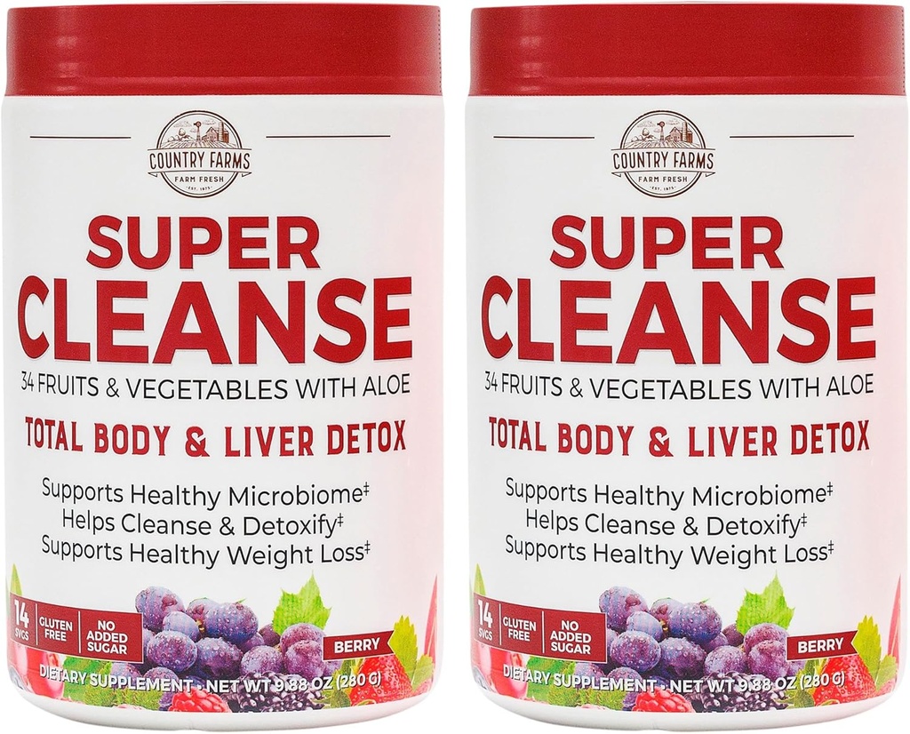 טיהור סופר, Super Juicese, תומך במערכת העיכול בריאה, 34 פירות וירקות, מקדם חמצון טבעי, מקדם ניהול משקל בריא, 28 משרתים