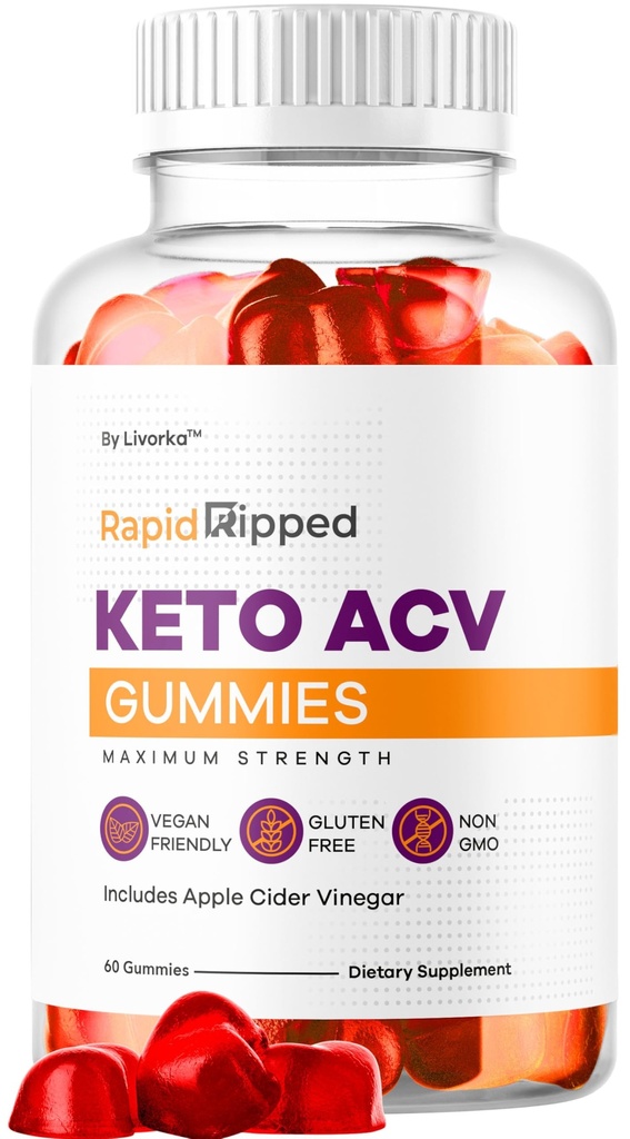 Rapid Ripped Keto ACV Gummies ירידה במשקל התמיכה, קרוע את Keto Plus Apple Cider Vinegar Gummy מתקדם FormulaMG, All Natural Gomitas Reviews, 60 חניכיים לחודש אחד