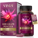 VINIA 12-Hour Long-Lasting Piceid Resveratrol תוסף. Nitric Oxide Booster תמיכה בריאות הלב, Blood Flow, Boost Oxygen Superfood אבקת Keto Friendly. טבעונית ולא-GMO 60 יום אספקה