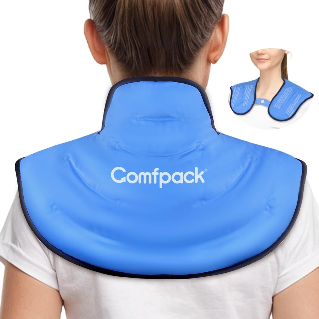Ice Pack for Neck and Shoulder Pain Relief, צוואר Ice Pack Wrap Gel Reusable Hot Compress Therapy Upper Back Large Ice Pack for Injuries, Swelling, Cervical Surgery, Spraininable Hot Compress Therapy Upper Back Large Ice Pack for Injuries, Swelling, Cervical Surgery, Spraininininine