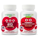 ילדים ויטמין B12 Chewables + Elderberry + Zinc + C Chewables Bundle